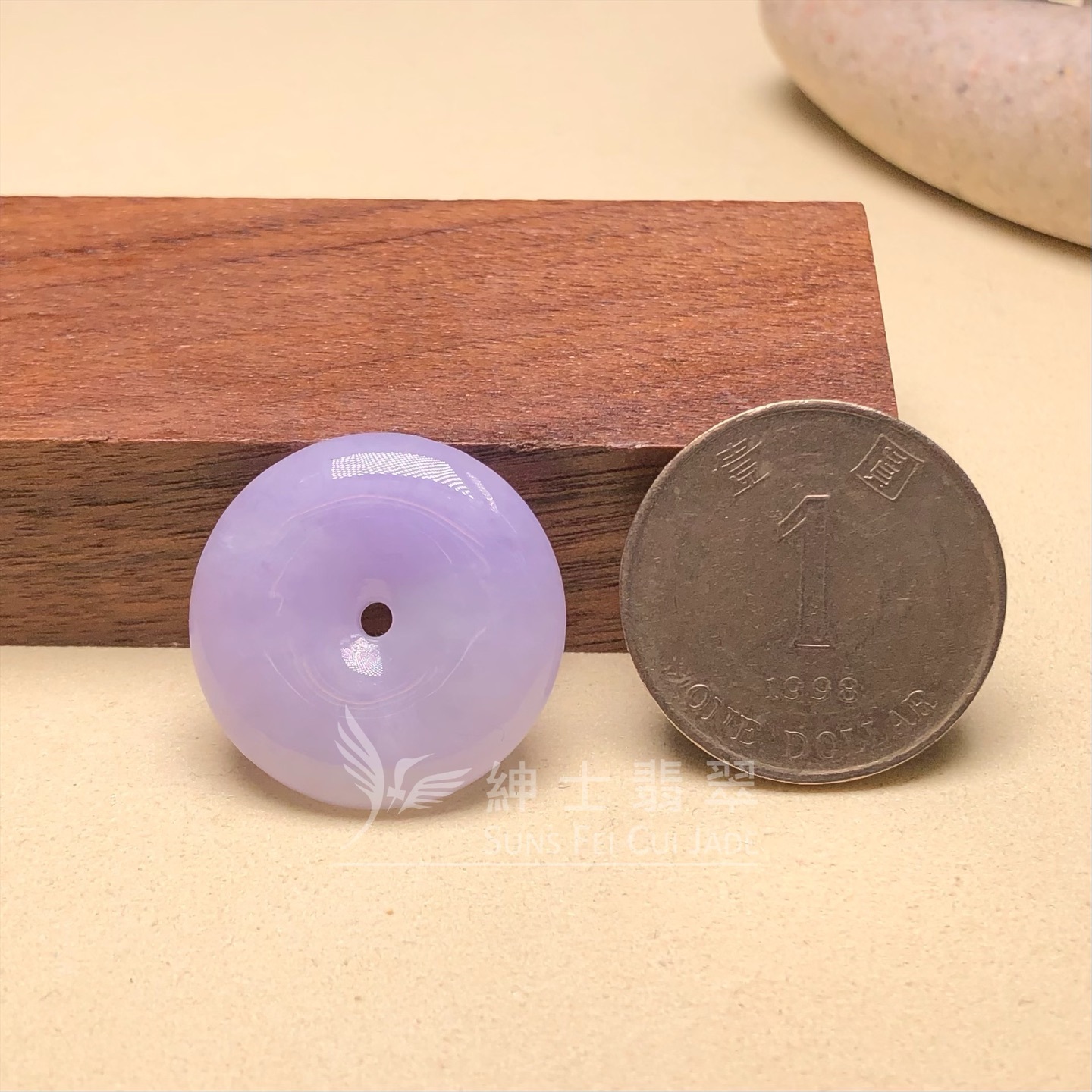 紫羅蘭平安扣 B08046