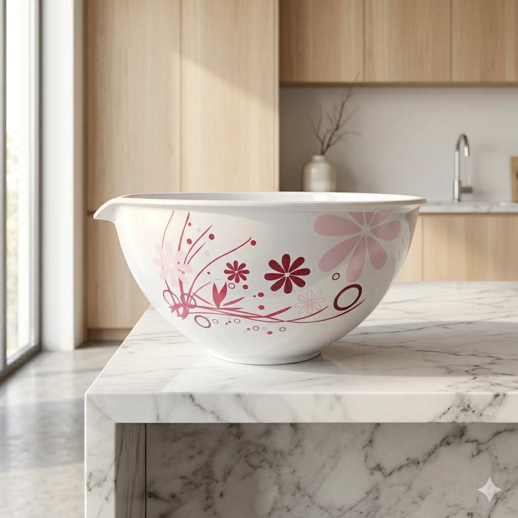 CLAYTAN LEADSAFE Multi-Purpose Kitchen Bowl - Blue Valentine & Modern Sakura Series