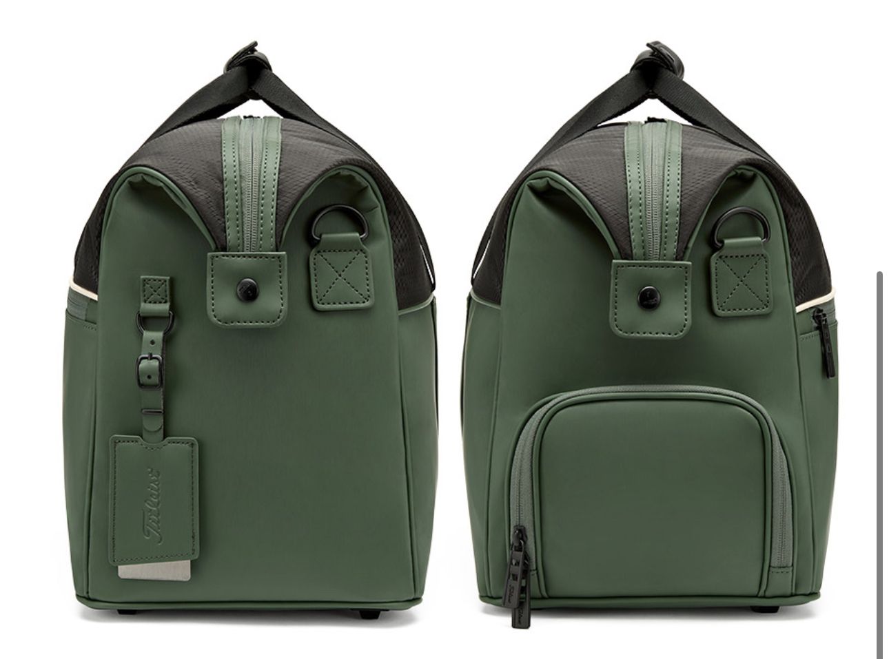 TITLEIST 優雅型高爾夫球衣物包 - 黑/柏樹綠