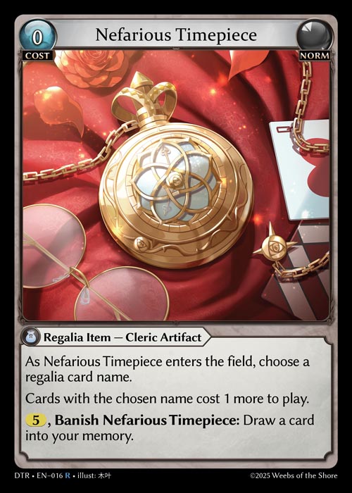 Nefarious Timepiece / DTR-016 (R)