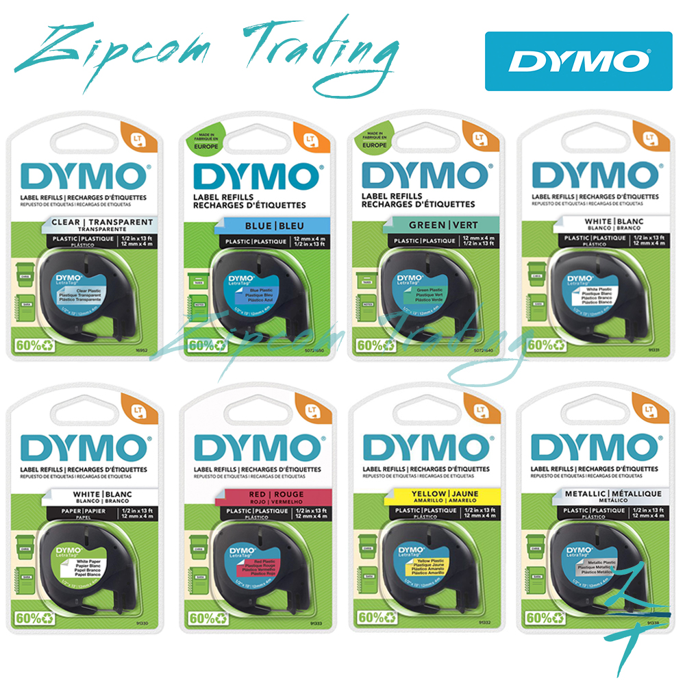DYMO Letratag Label Maker Tape (12 mm x 4 m )