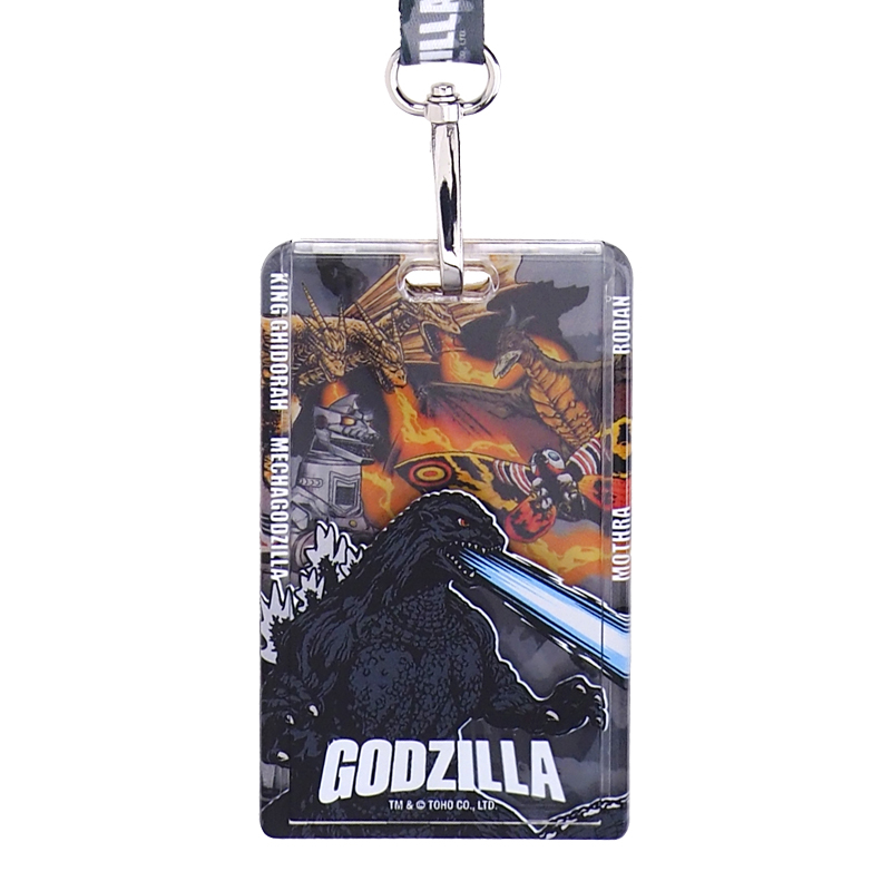 Godzilla Plastic Card Holder w/ Neck Strap 証件套連頸繩