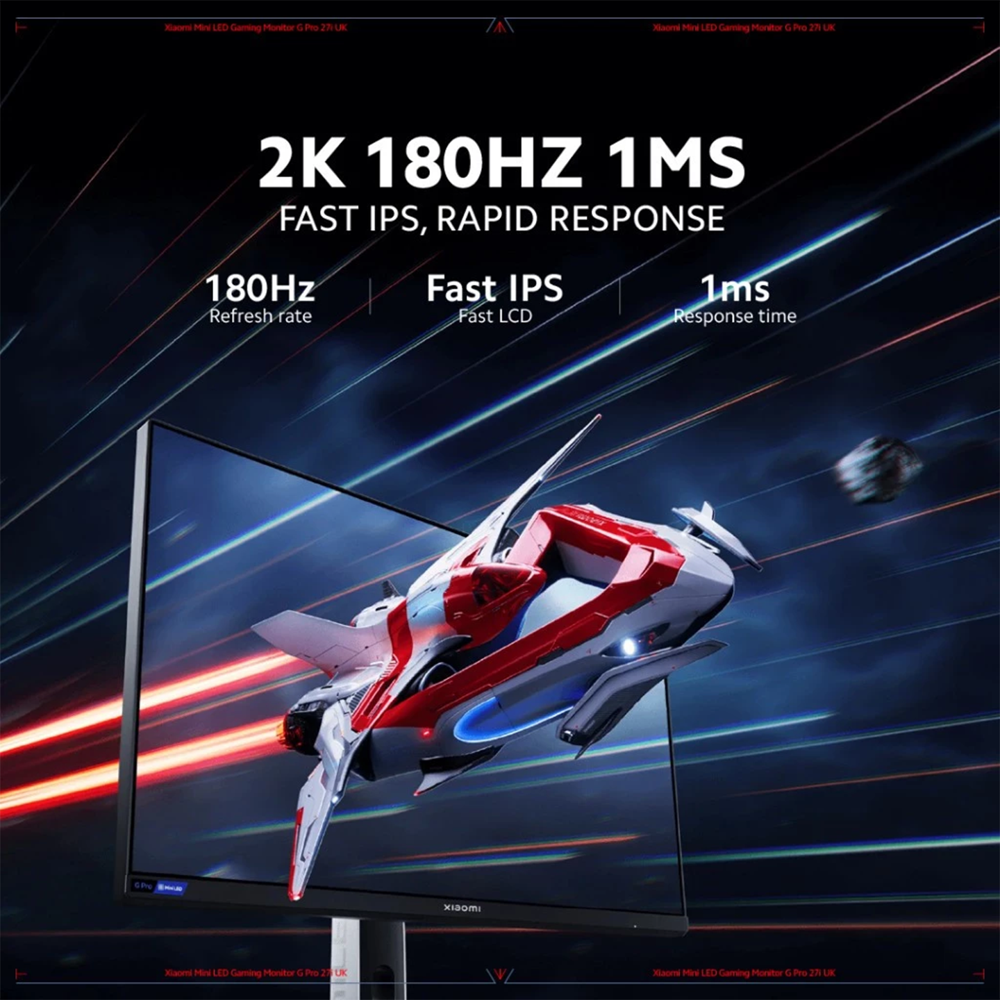 Xiaomi 27" G Pro 27i Mini LED Gaming Monitor 180Hz (ELA5587UK)