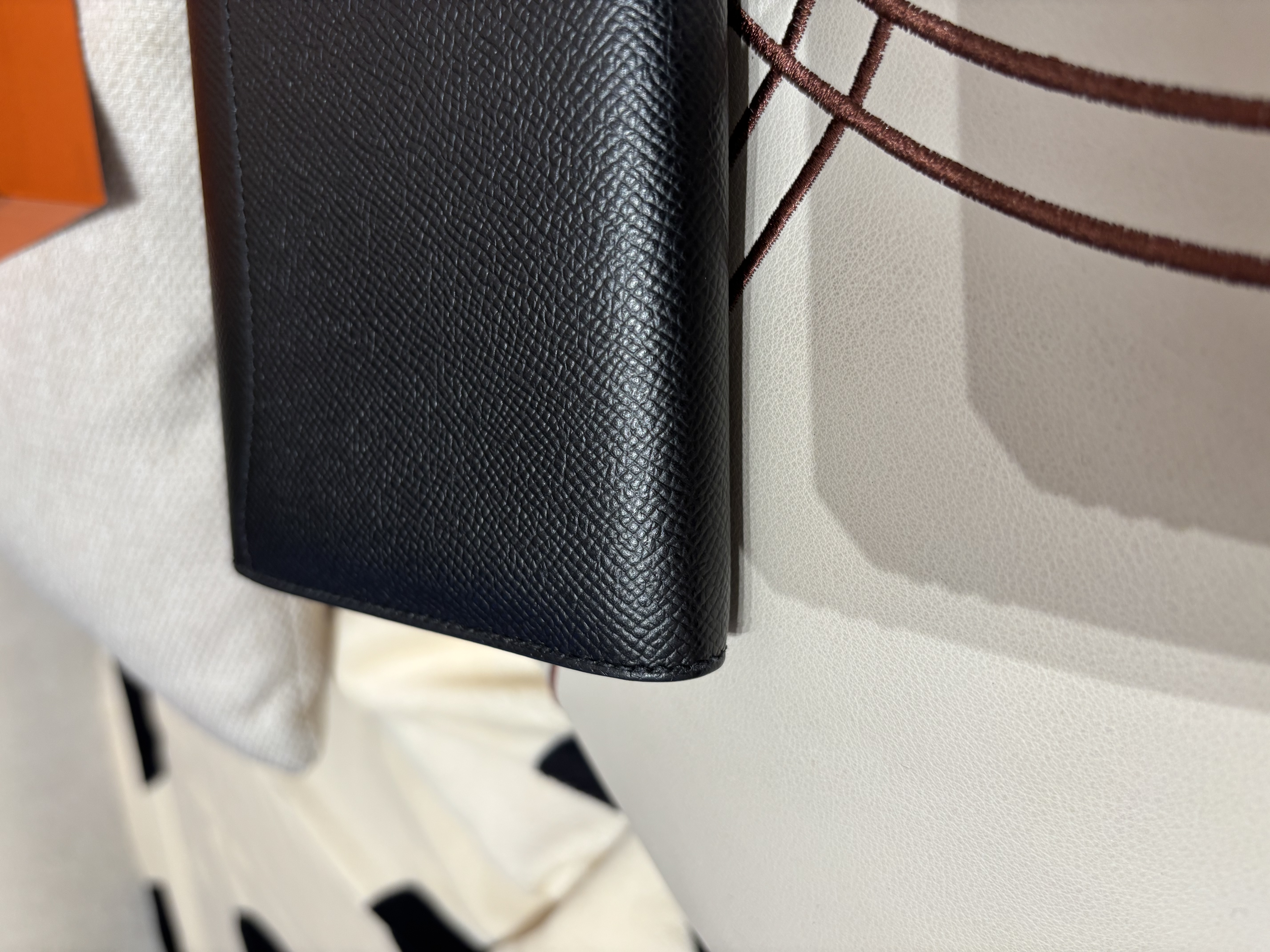 Hermes Constance wallet STAMP D ,黑色牛皮金扣 100%Authentic,95%new✅box 