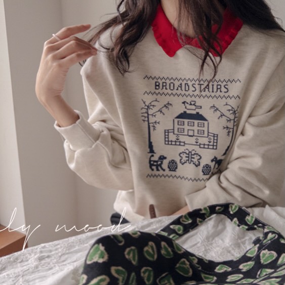 ❥可愛印花衞衣。