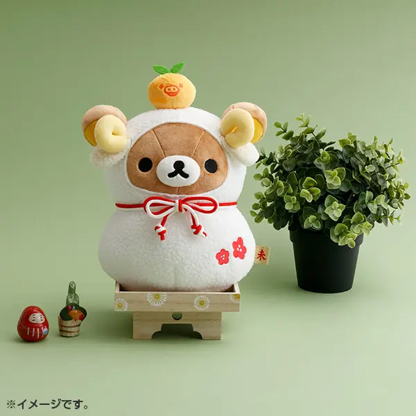 鬆弛熊 受注限定 正月鏡餅公仔｜1月預訂