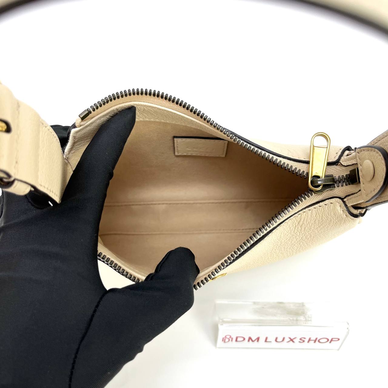 Gucci Cream Mini Aphrodite Shoulder Bag GHW