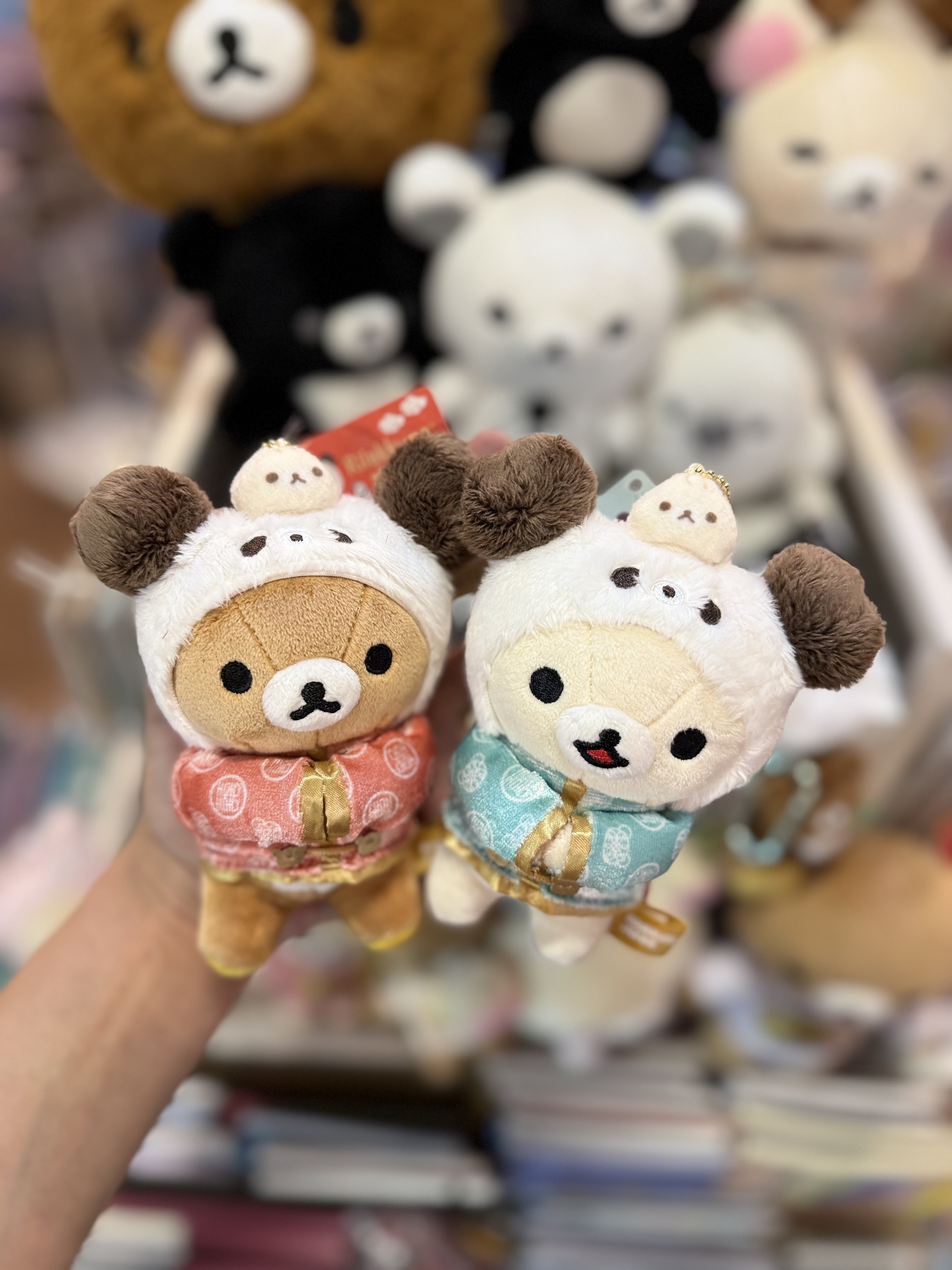 《預訂貨品》全新日本Rilakkuma神戶/橫濱專店限定中華造型掛飾