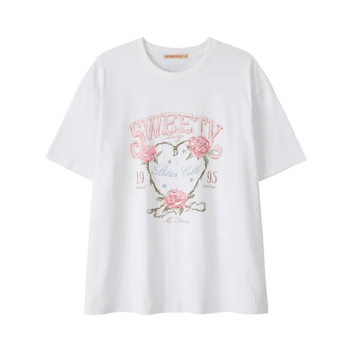 [BITTER CELLS] Rose Petal Tee (3種)