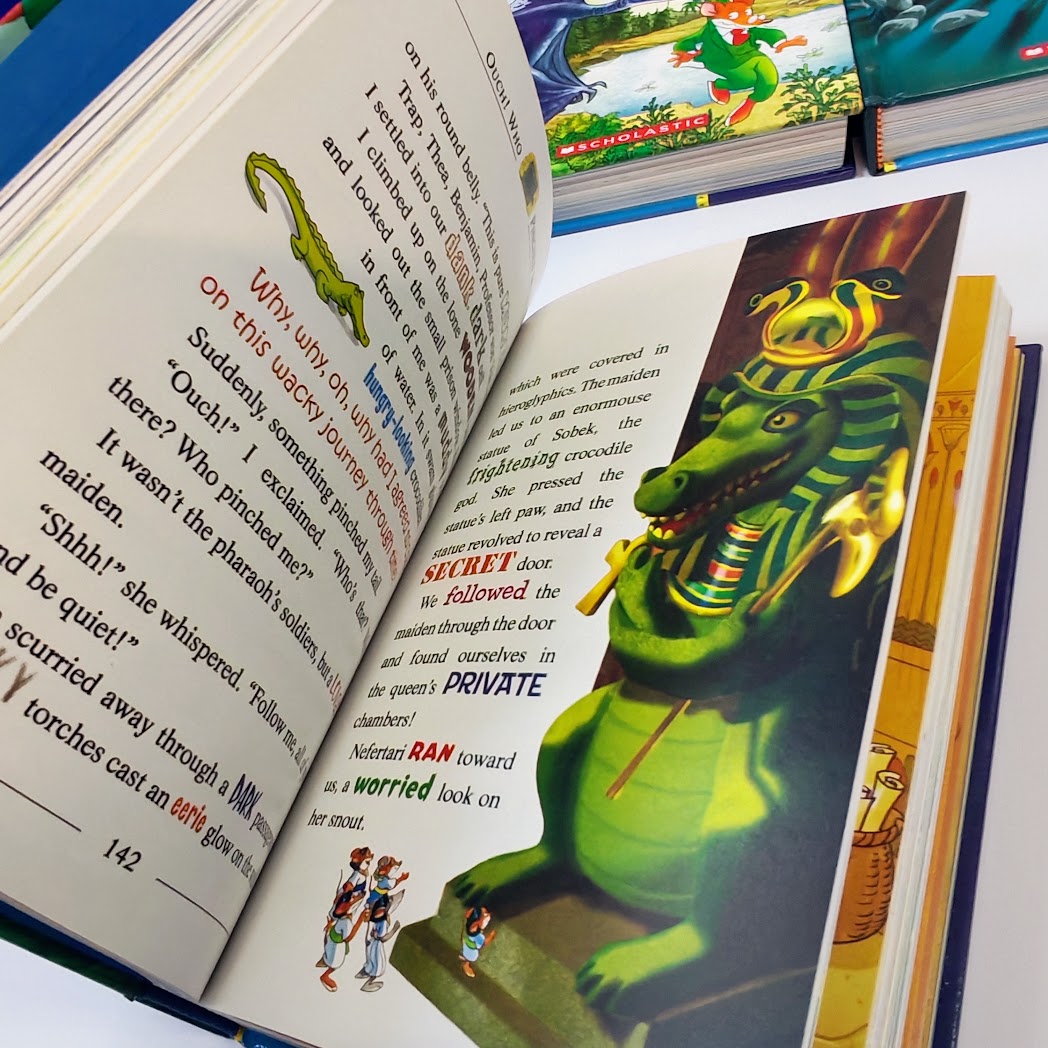 Geronimo Stilton Journey Through Time 8 books 老鼠記者時空穿梭世界8冊    S66
