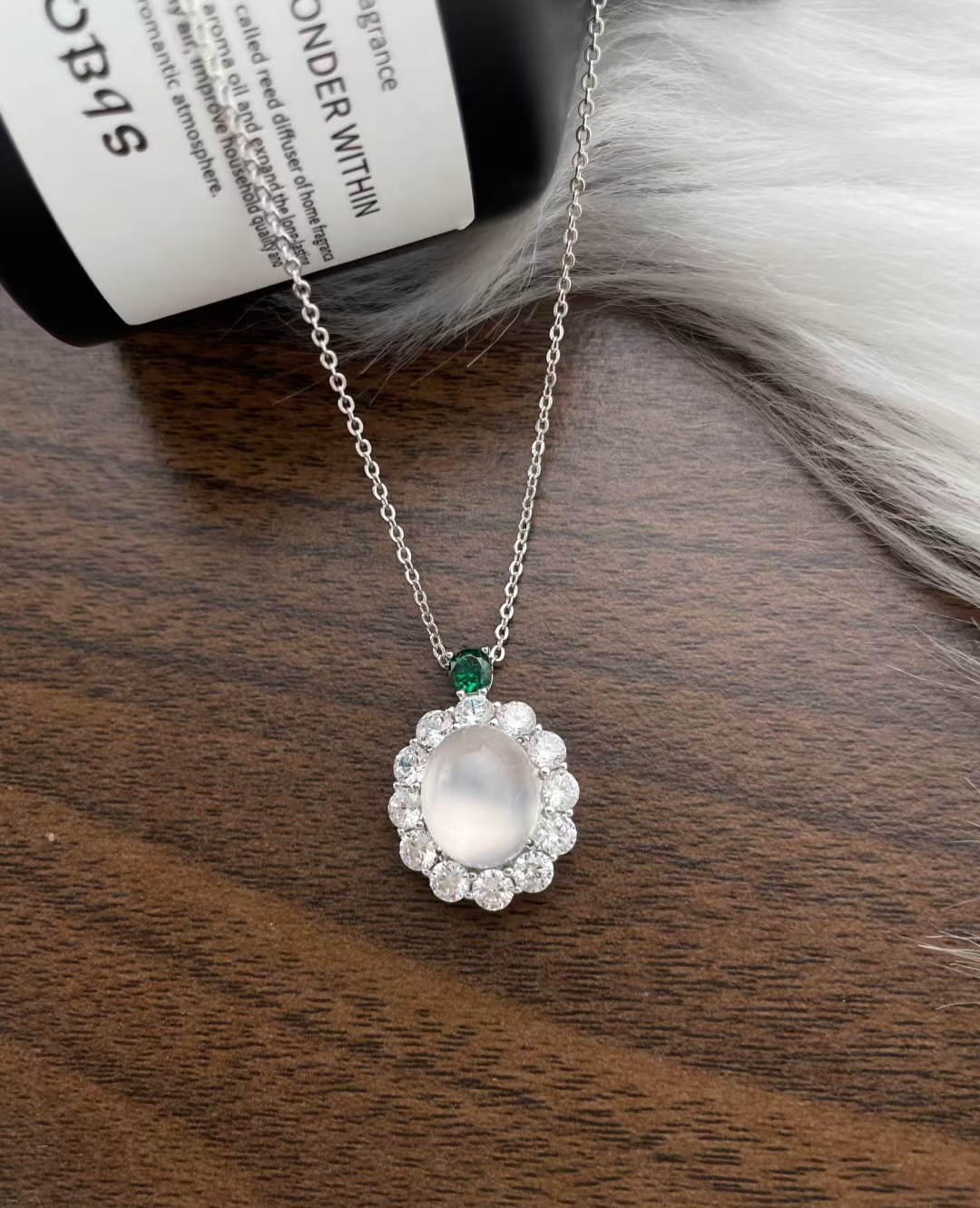 S925銀水沫玉項鏈