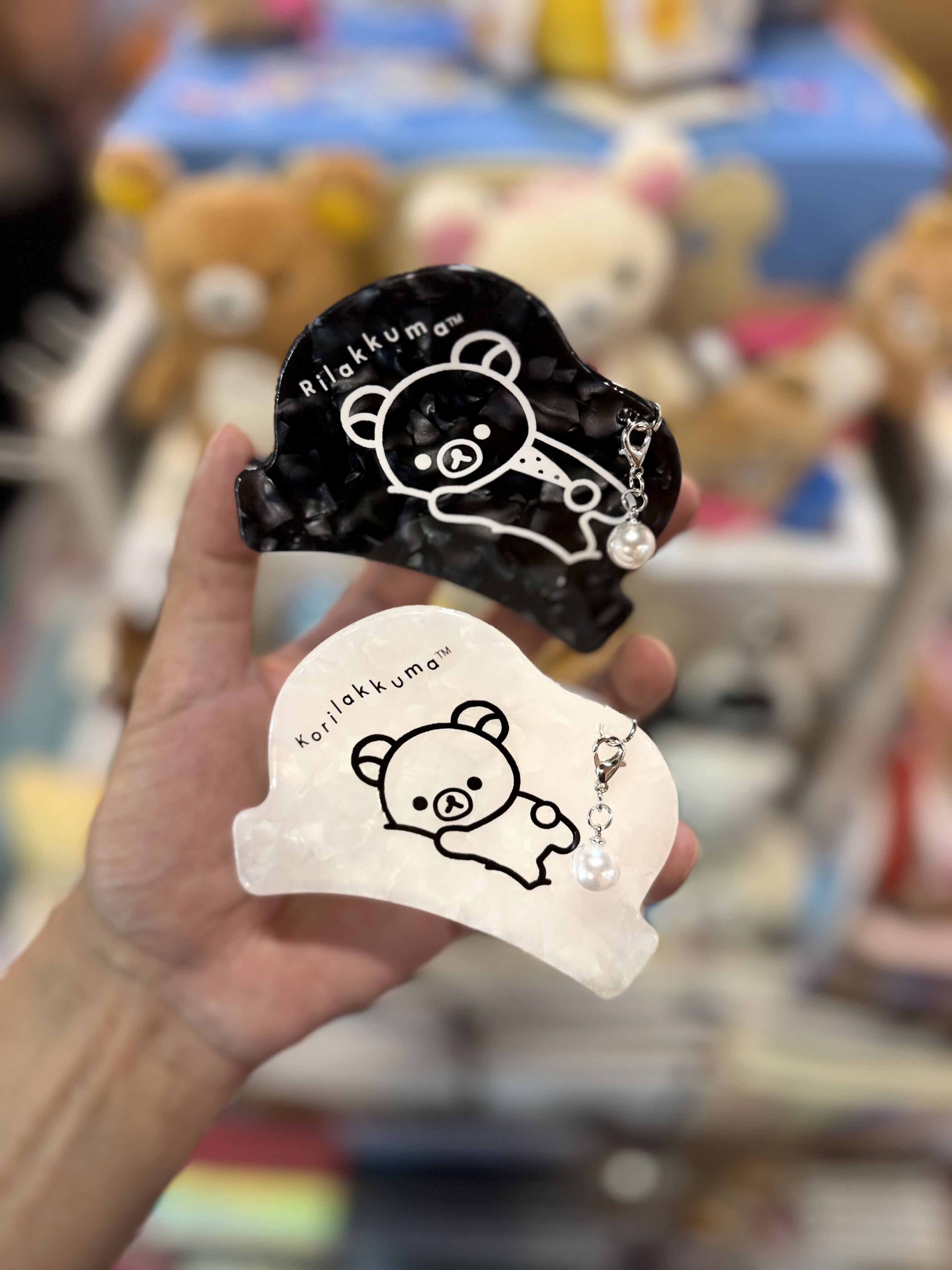 《現貨》全新Rilakkuma 黑白系列 鯊魚髮夾