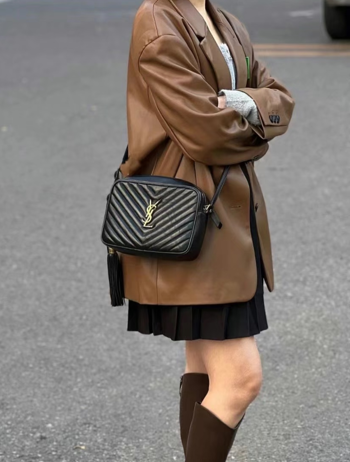 訂貨📮YSL 黑金 Lou Camera Bag Size 23x16x6cm