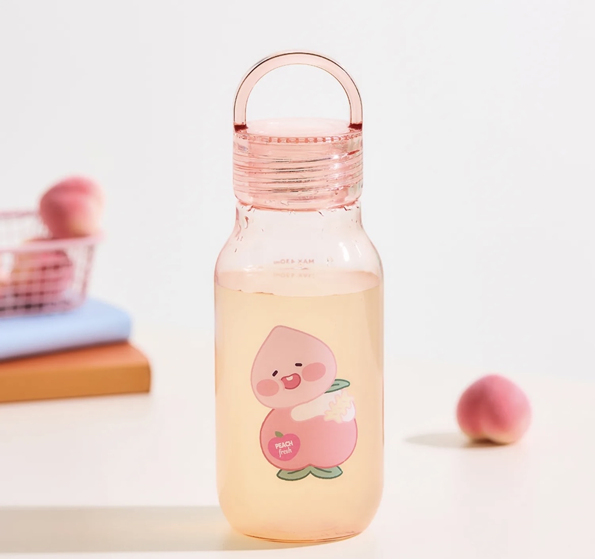 Kakao Friends Apeach 手挽蓋膠水樽430ml