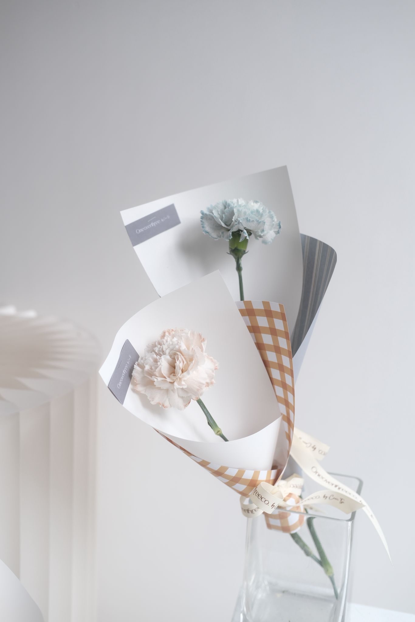 (僅限加購) 單支康乃馨🩵（隨機包裝）