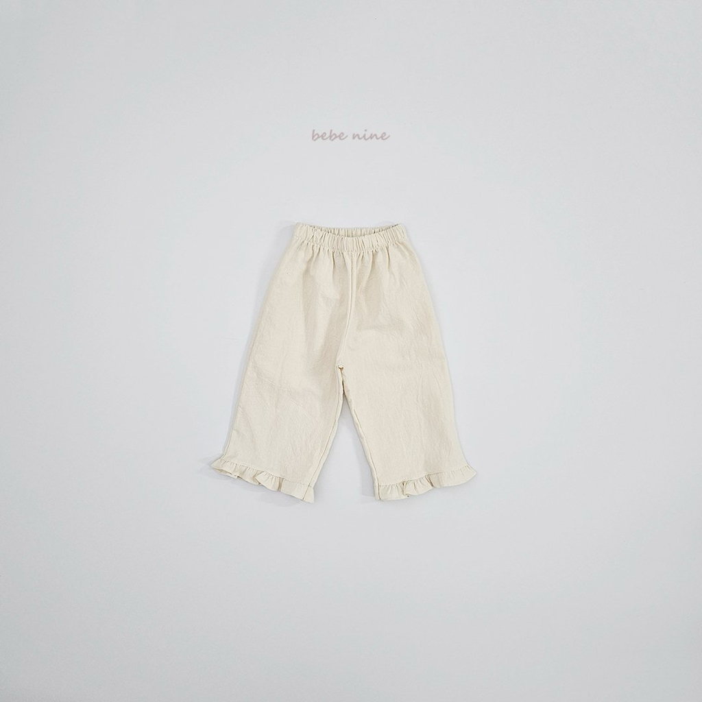 🌸預訂 韓國直送🌸🇰🇷Bebenine三色荷葉邊寬鬆褲