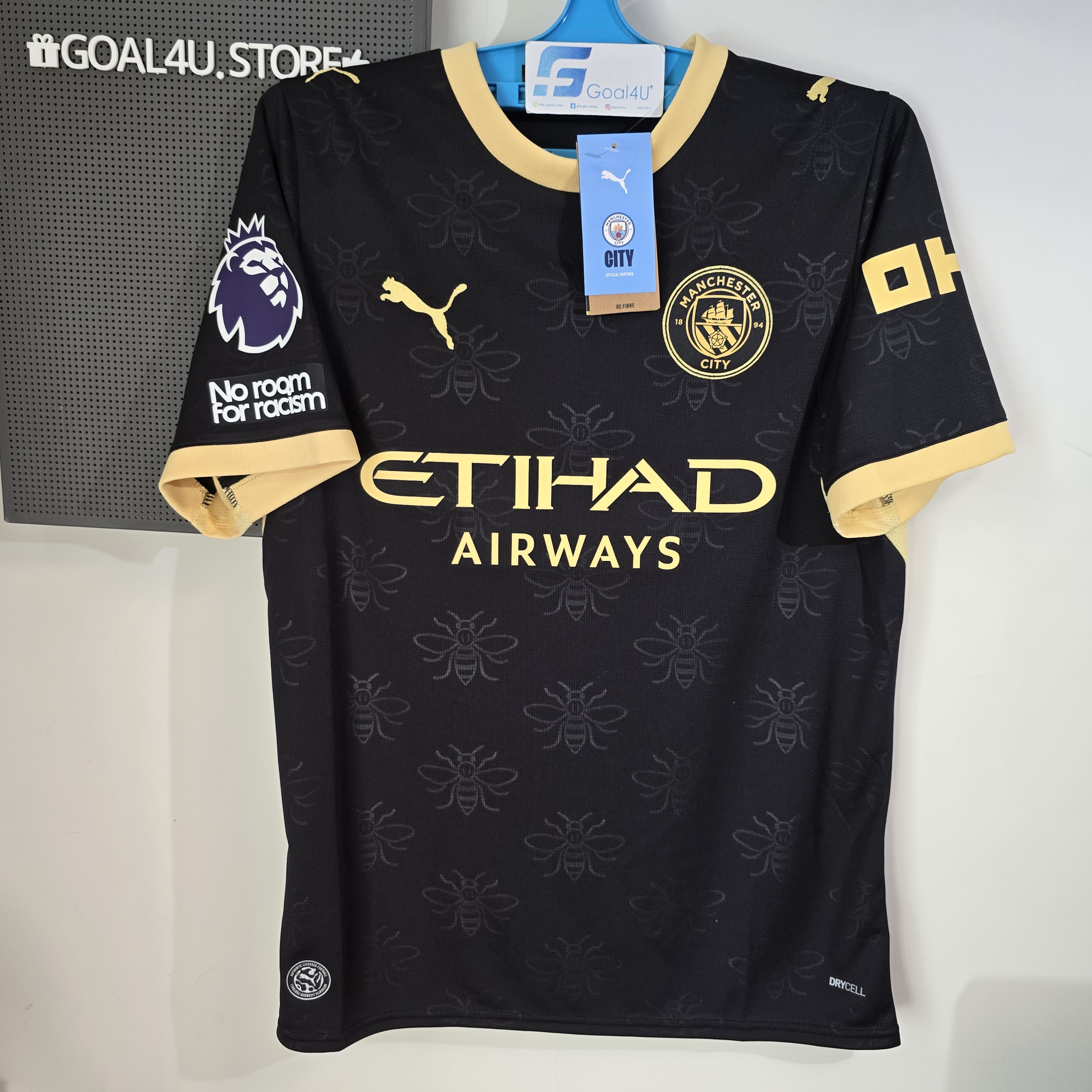 工業蜜蜂圖案 Puma Manchester City 曼城 2026-27 作客童裝球迷版球衣 (可加印字章) 784342_03