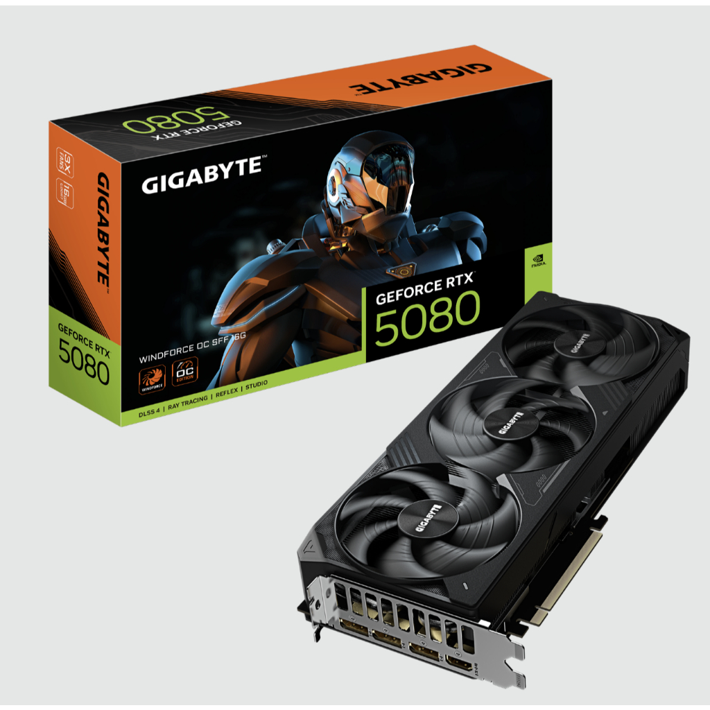 (🔥NEW RELEASE🔥) Gigabyte Windforce NVIDIA Geforce RTX 5080 16GB GDDR7 PC Graphics Card (Brand New Full Set)