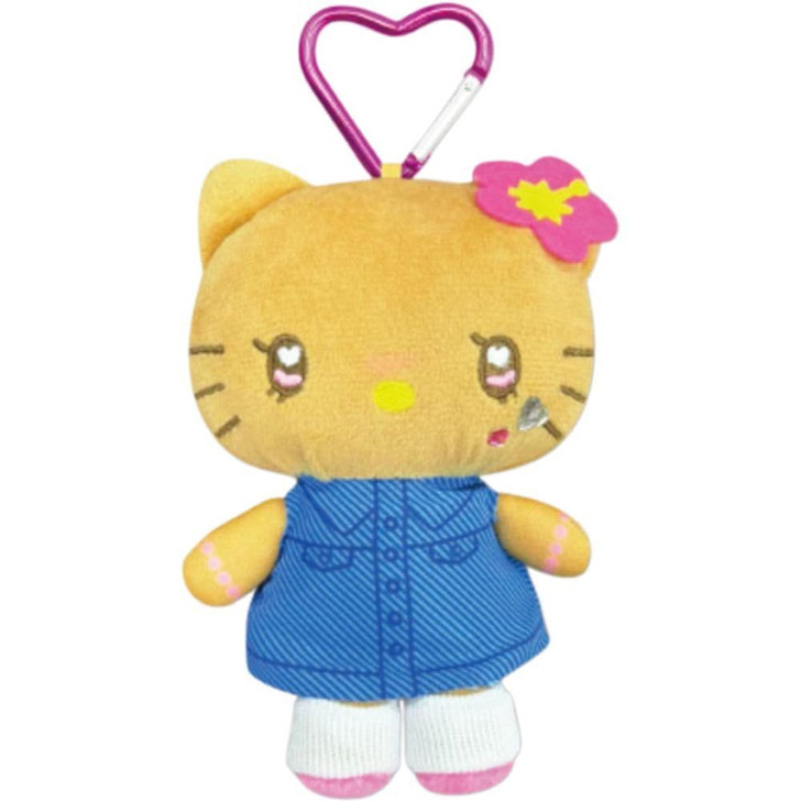 Sanrio Hello Kitty 登山扣置物袋掛件系列 - 日燒Y2K藍色裙 63203609