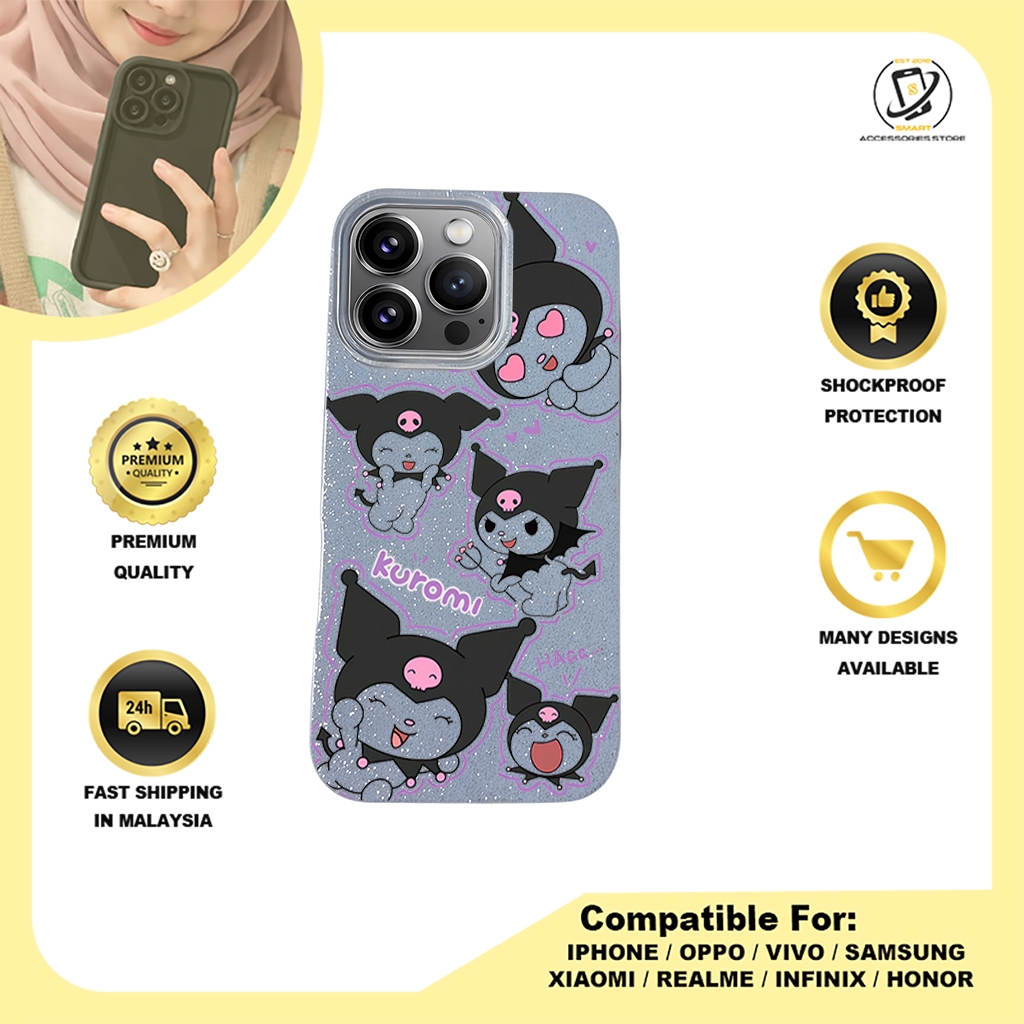 BLING CASE PHONE FOR IPHONE - DESIGN KUROMI F