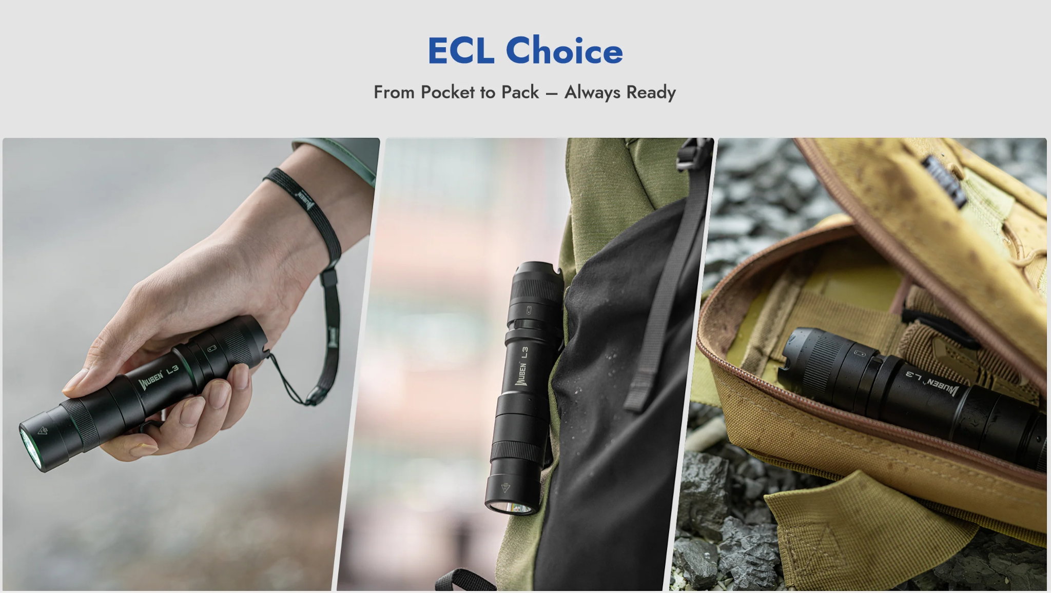 Wuben L3  EDC 戰術手電筒