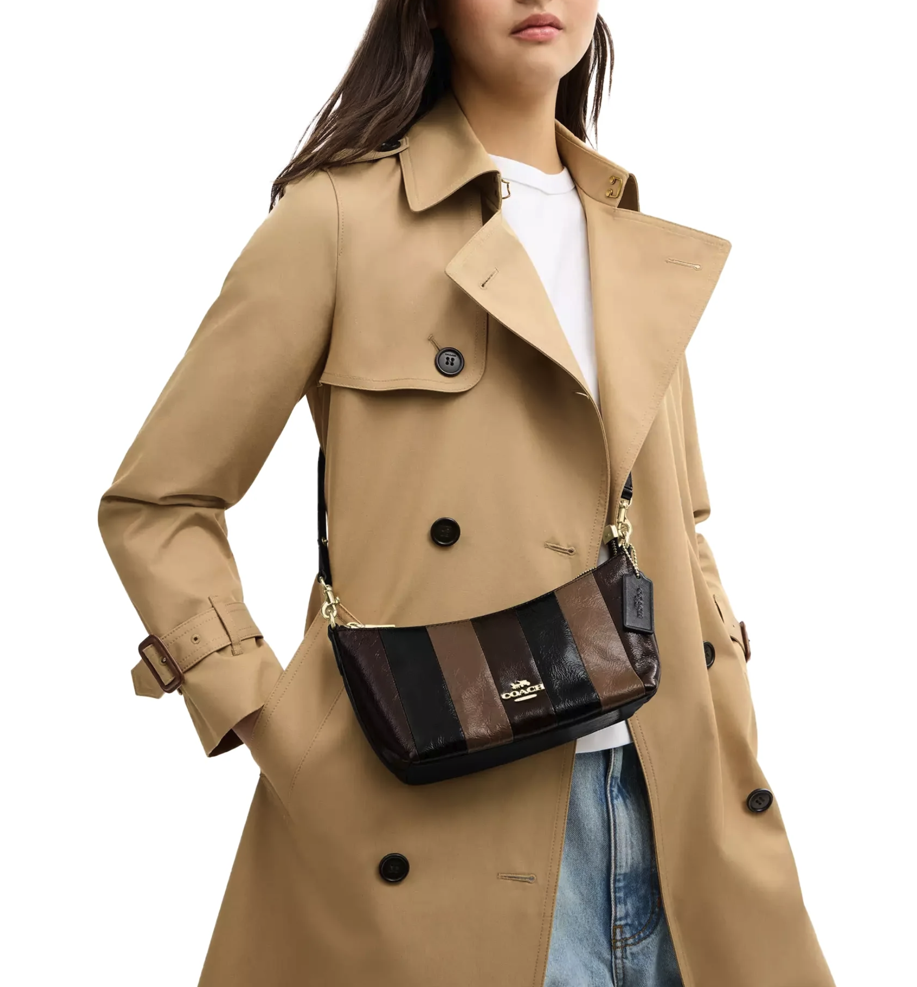 COACH Caitlin shoulder Bag with Quilting 
