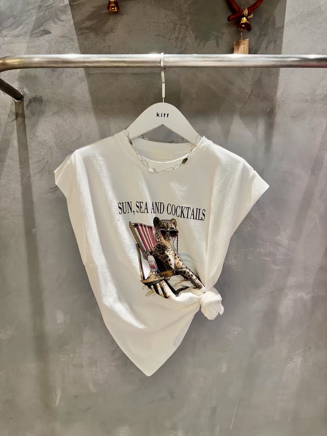 🇰🇷K5583 cotton印卡通膊短袖tee