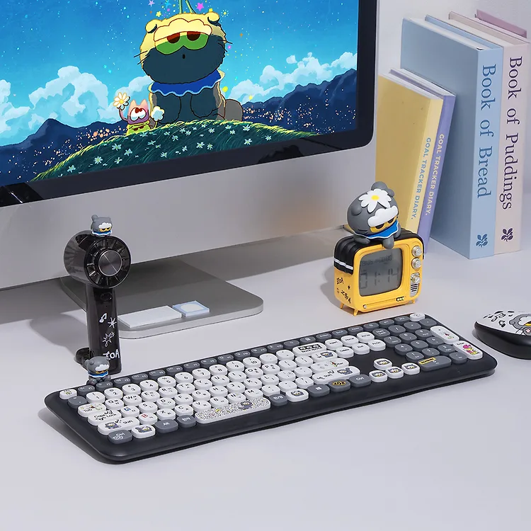 [ZO&FRIENDS] Multi Pairing Wireless Keyboard