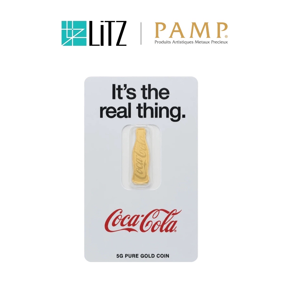  [5 gram] LITZ PAMP x Coca-Cola 140 Years Limited Edition Gold Bar (999.9) PG084