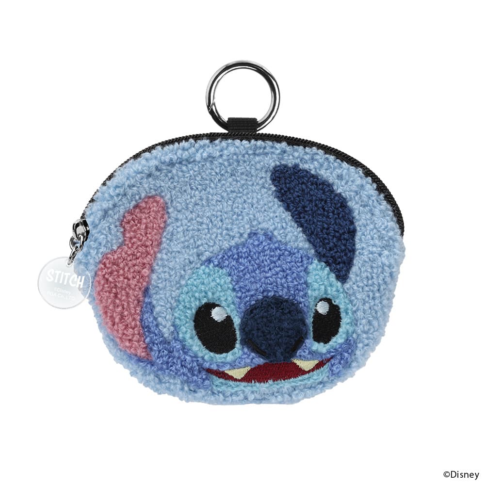 現貨｜Disney Stitch 史迪仔 毛毛刺繡小袋 收納袋 Gadget Pouch (PG-DGP07STI)