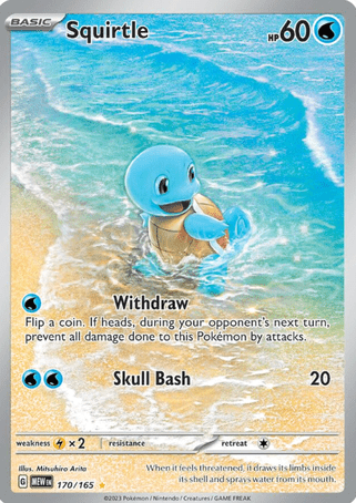 Pokemon TCG Scarlet & Violet—151 - Squirtle-170/165