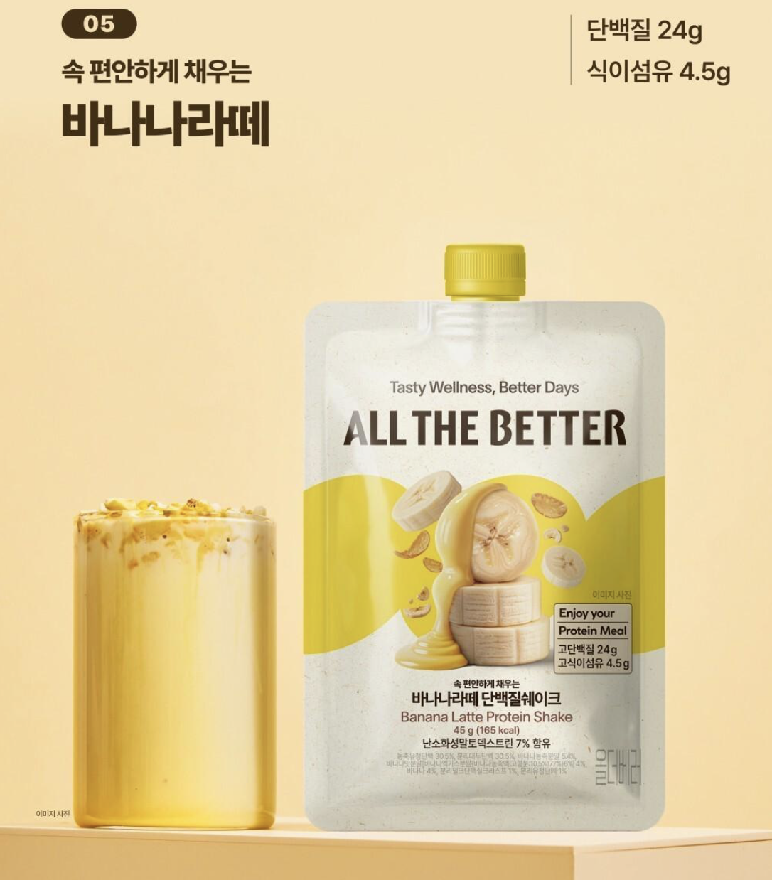 限時優惠｜韓國 ALL THE BETTER 高蛋白 代餐奶昔 2包/套｜Protein Shake