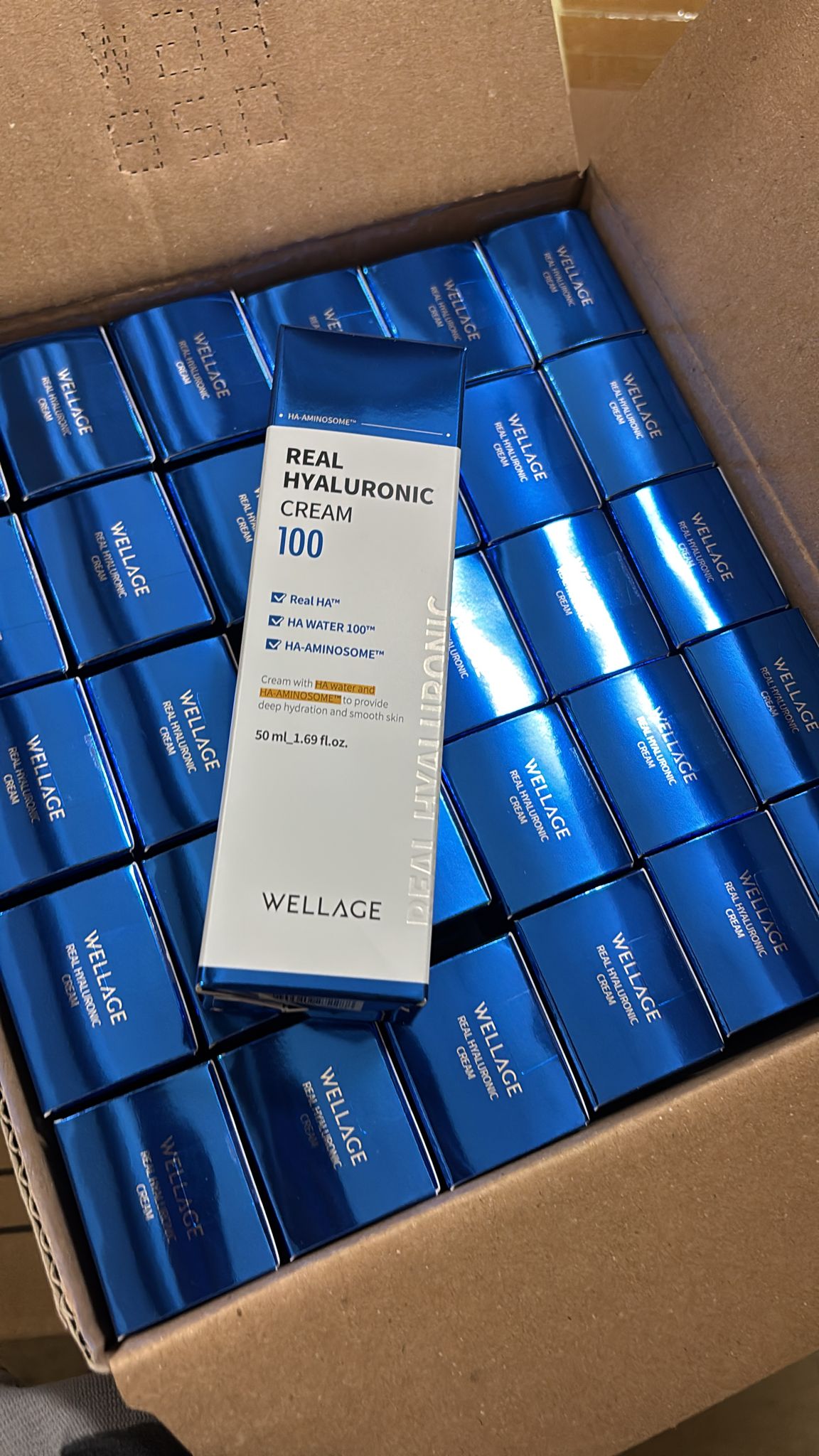 Wellage 100%純透明質酸保濕面霜 50ml ✅ 現貨 ✅ ‼️ 售完即止‼️