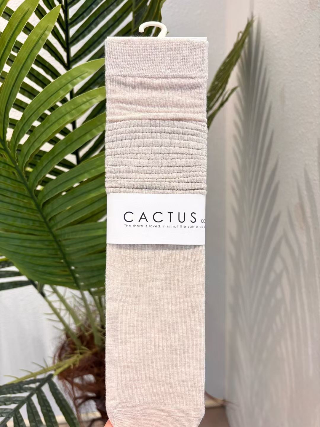 L73 暗紋堆堆薄棉襪