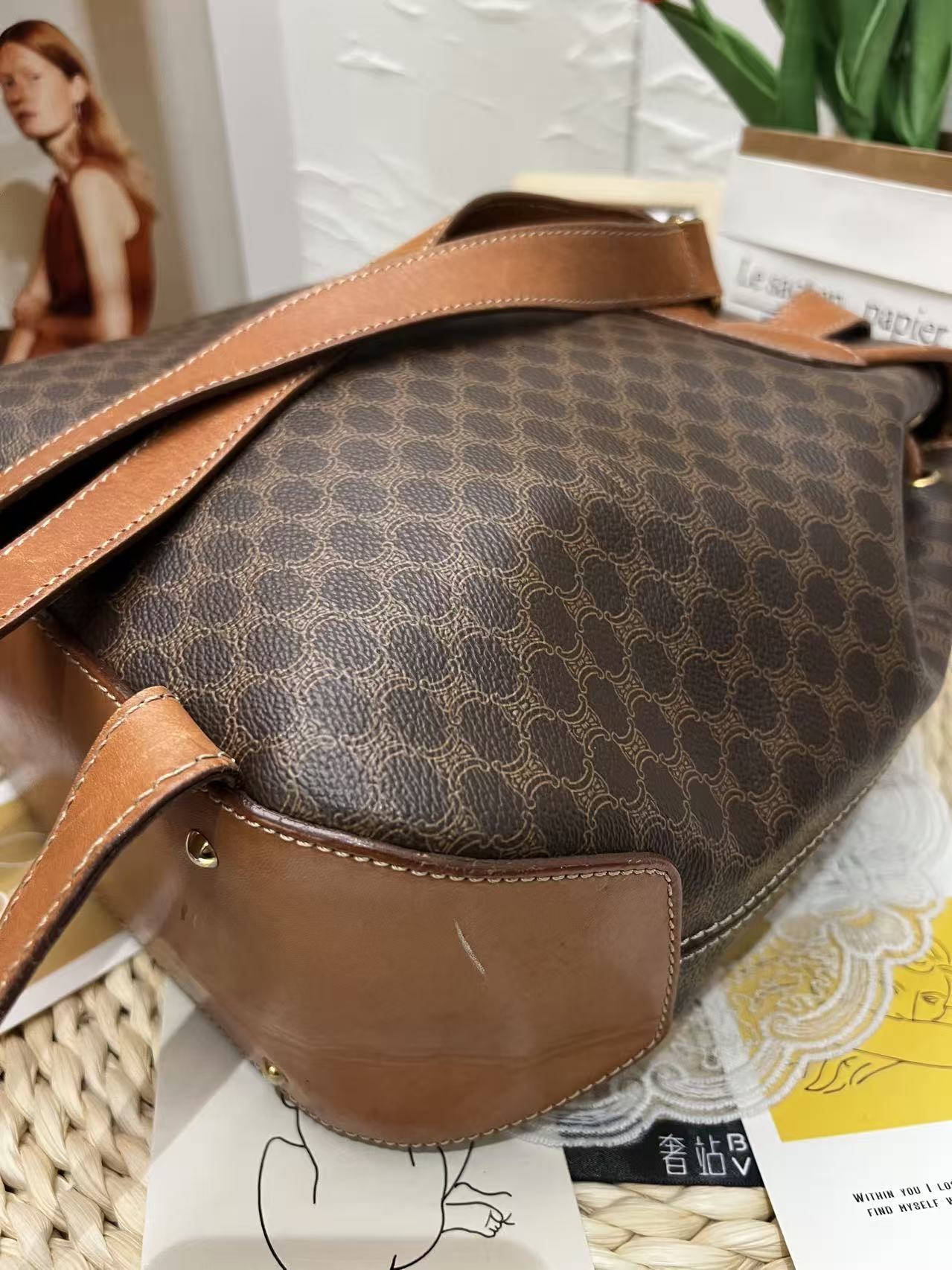 Celine Vintage Macadam Backpack