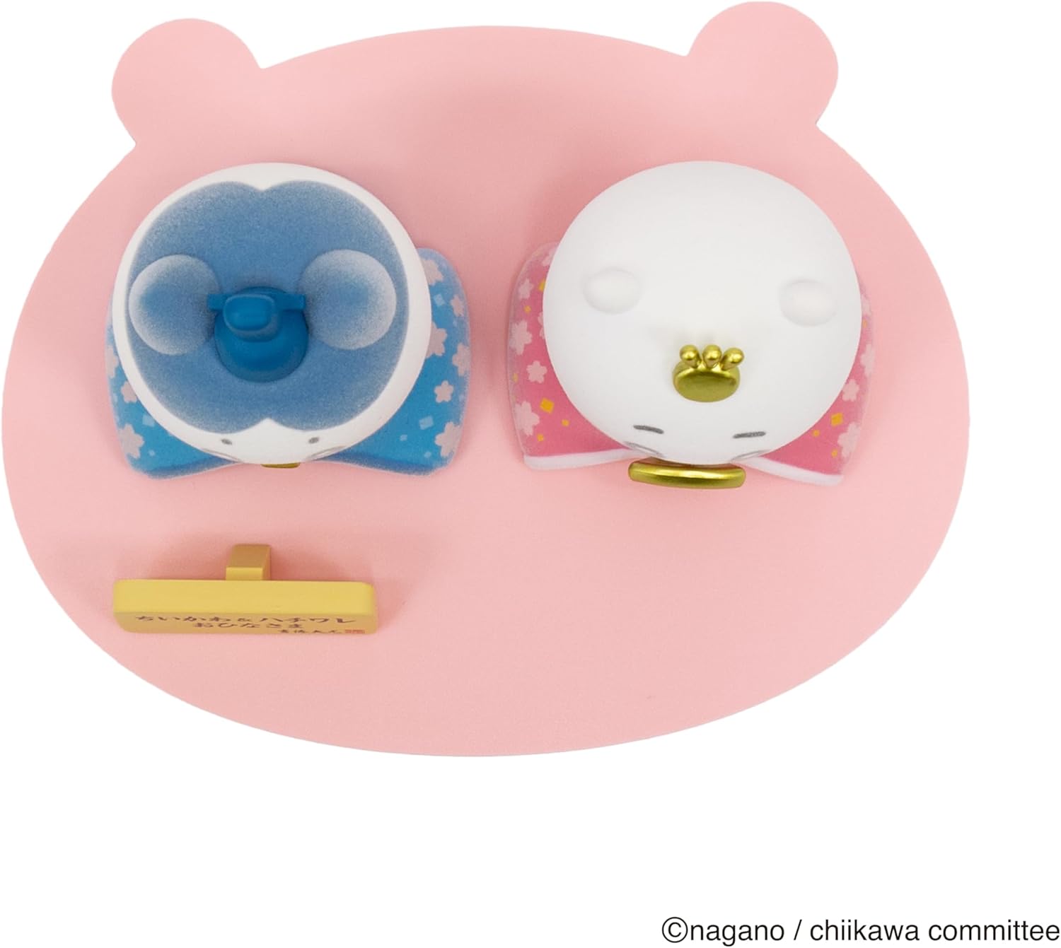 日本直送 Chiikawa 千川 & 小八 迷你雛人偶