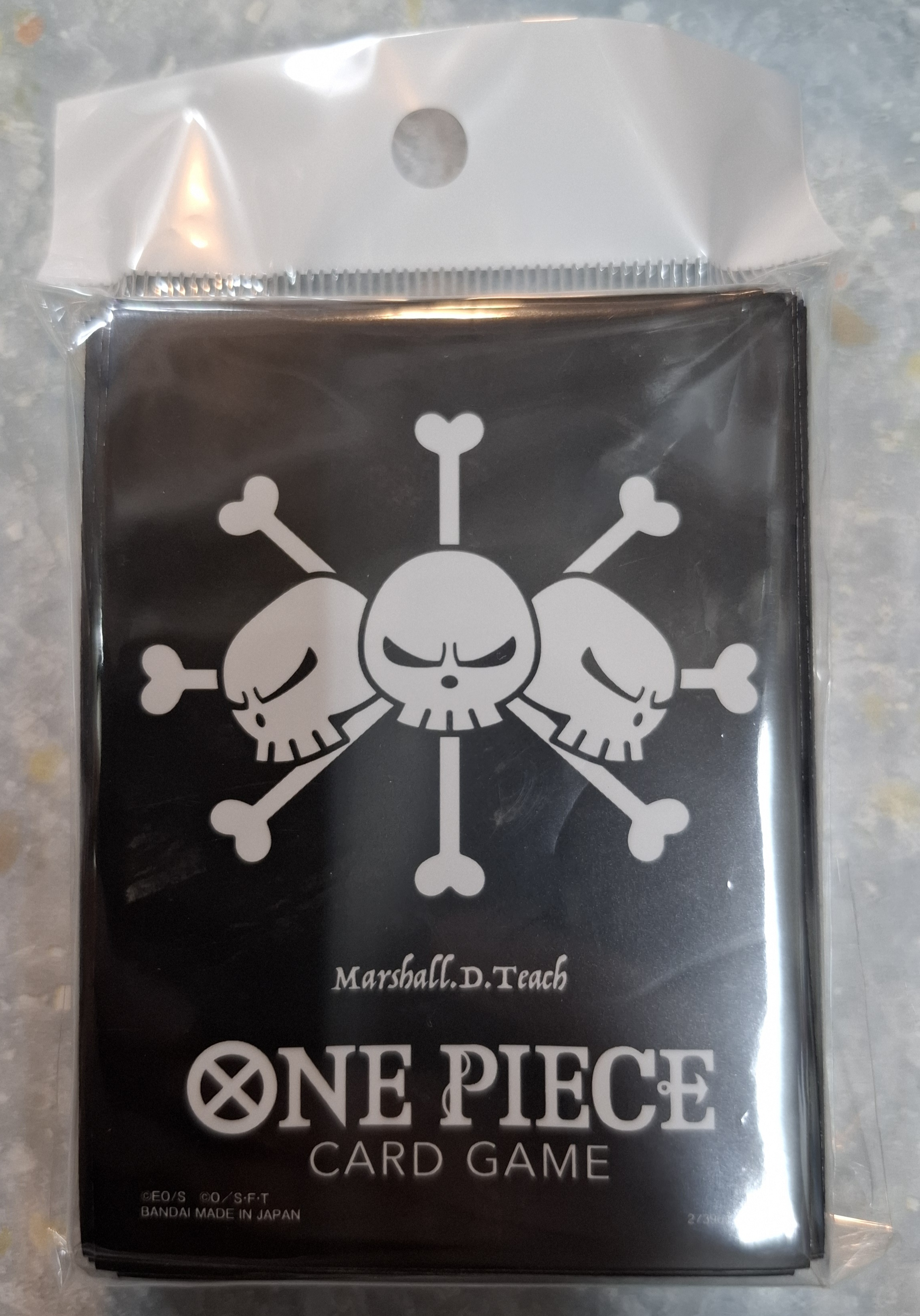 OPCG 海賊王 航海王 黑鬍子 海賊旗 豪華亞光 限定卡套