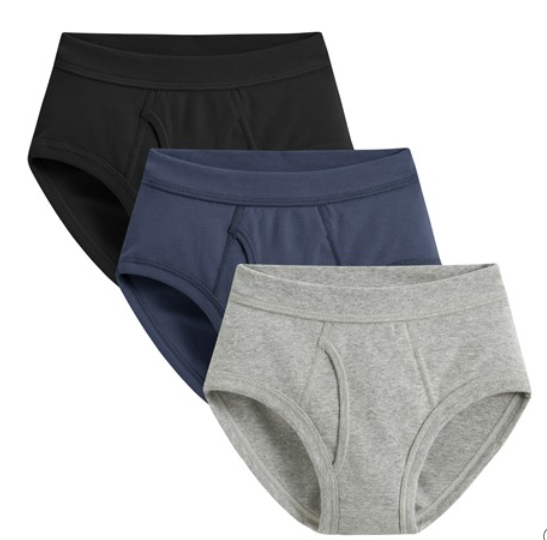 羅紋三角褲(3入)-男童