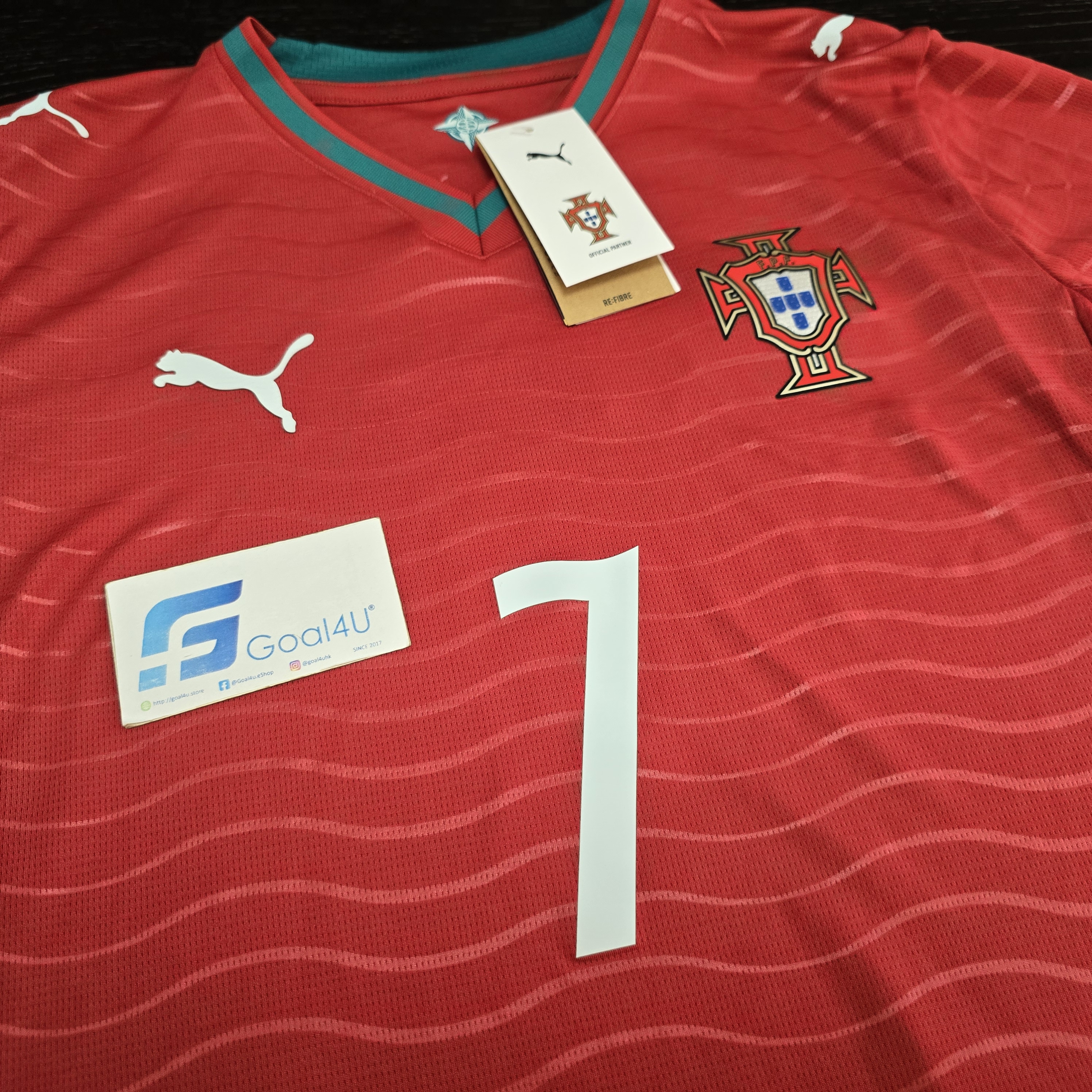 海洋力量 × 戰鬥精神 Puma Portugal 葡萄牙 2026-27 主場球迷版球衣 (可加印字章) 783278_01