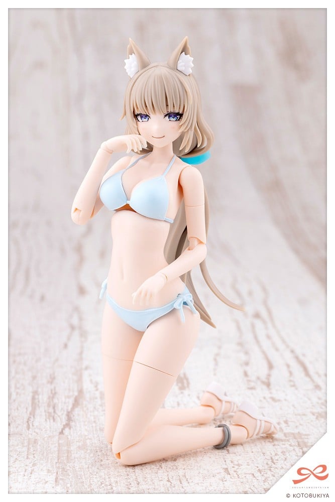 (預訂訂金 $100) (總價 $323) 壽屋 Kotobukiya 創彩少女庭園 獸耳艾米莉塔【泳裝】 模型 (行版) (KO09597) 