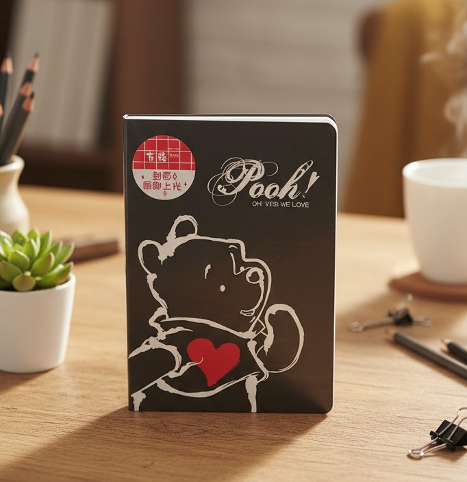 A6加厚定頁筆記 Winnie the Pooh 維尼熊 (DPNA-5012B)