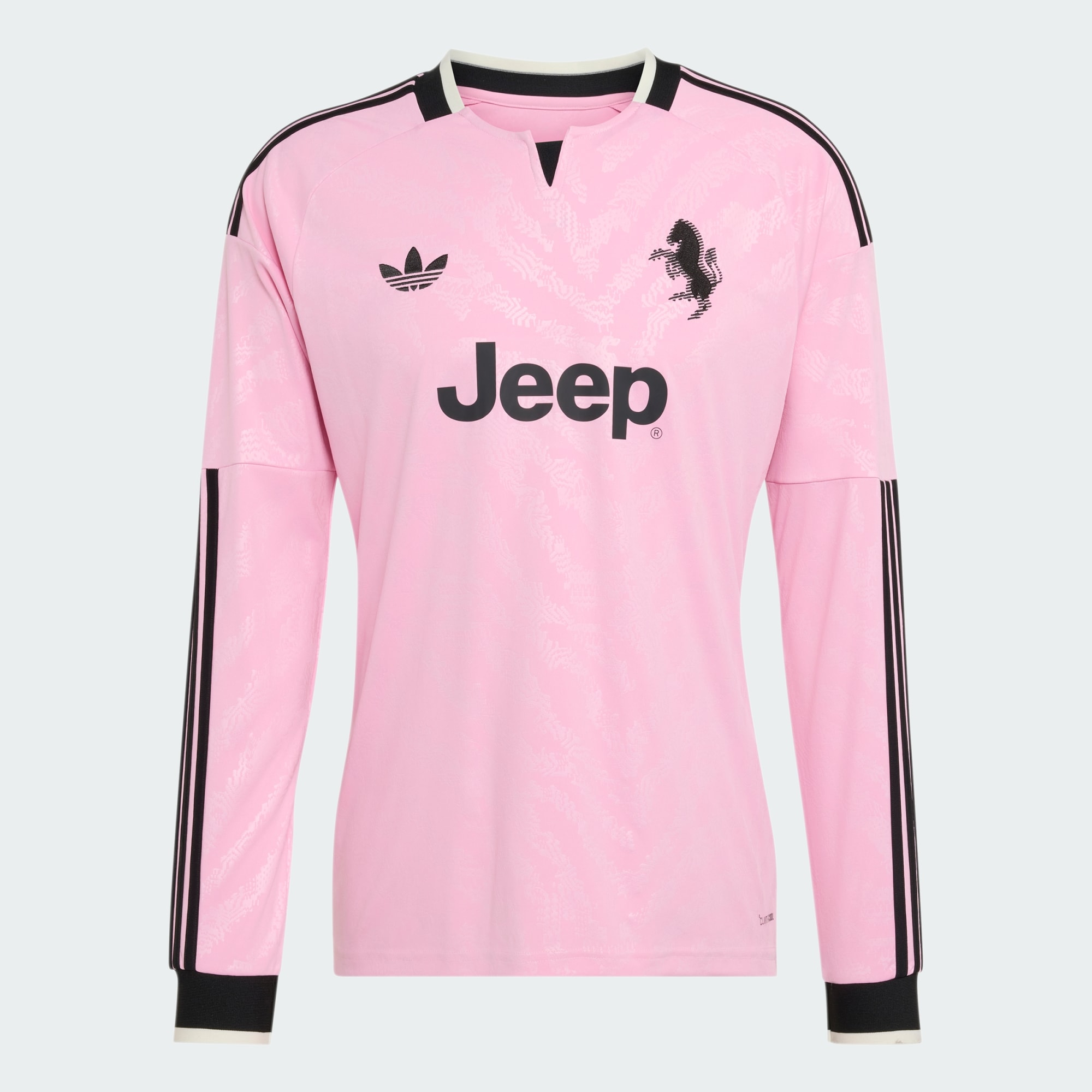 🌸重溫百年經典粉紅 Adidas Juventus 祖雲達斯 2026-27 作客長袖球迷版球衣 (可加印字章) KC1313
