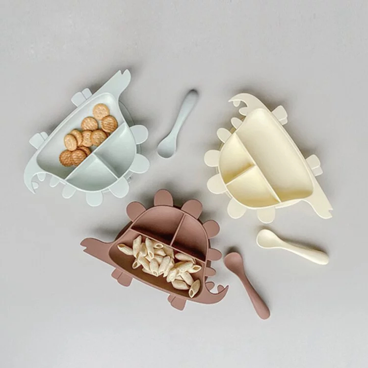 Besovida恐龍兒童學習餐盤