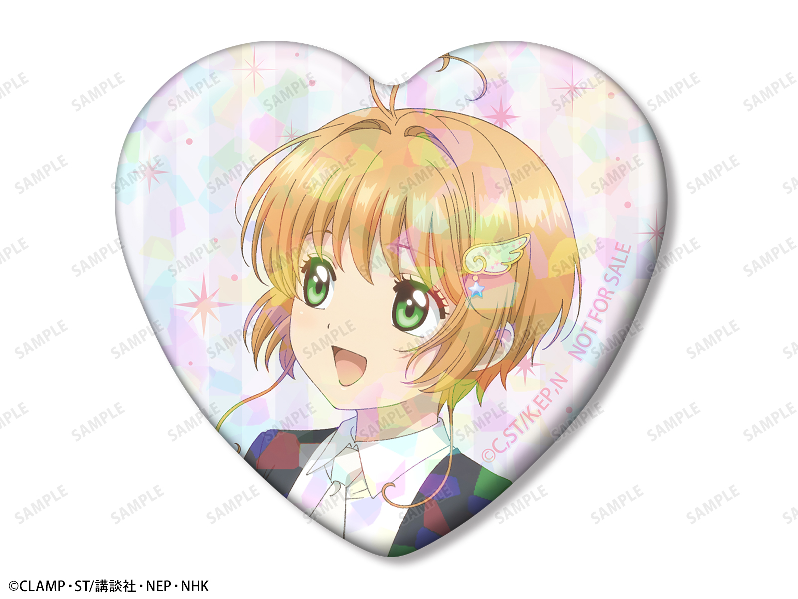 《Pre-Order》Glitter Badge Travel Ver.｜JR東日本 X CCS Spring Trip to Kyoto 小櫻的京都春遊 (26SK34-P）