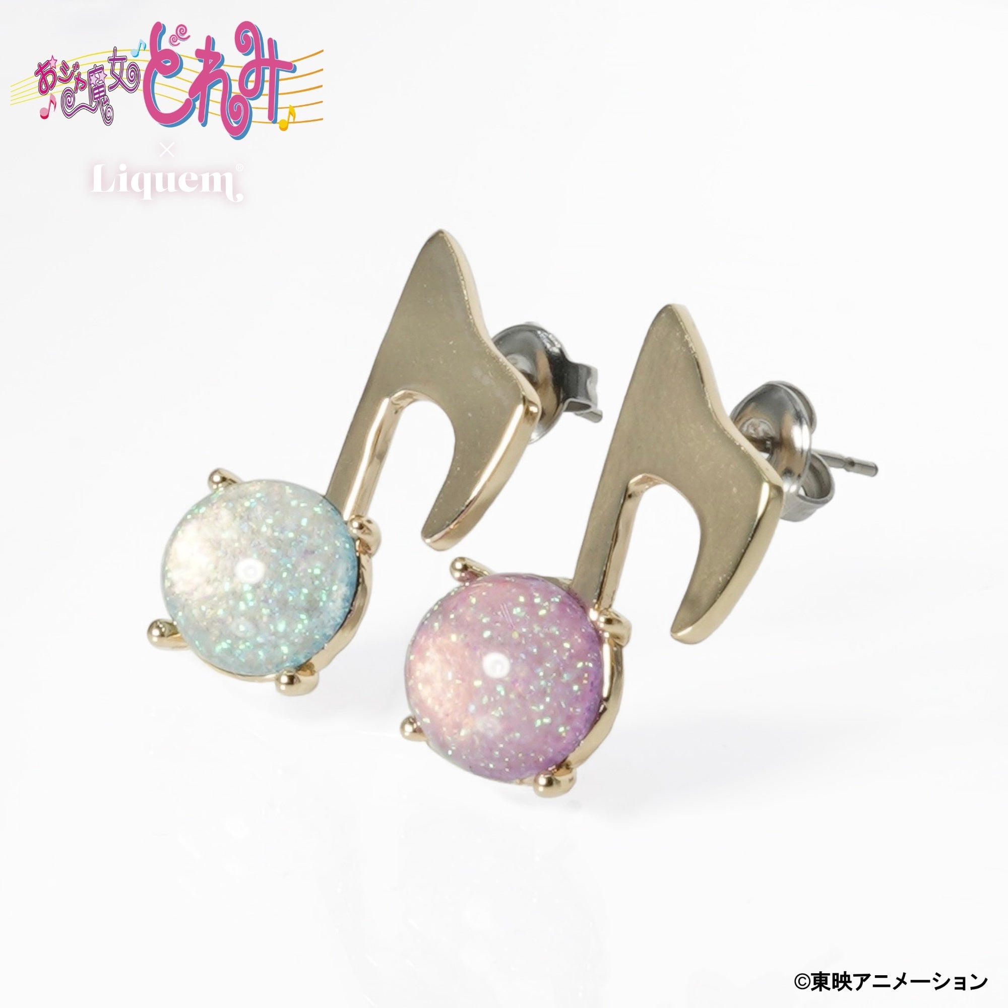 小魔女DoReMi 日本限定 Liquem 愛子&音符 耳飾(耳針/耳夾) #P-DOG0976 [Liquem] (PRE-ORDER) [2026/09]