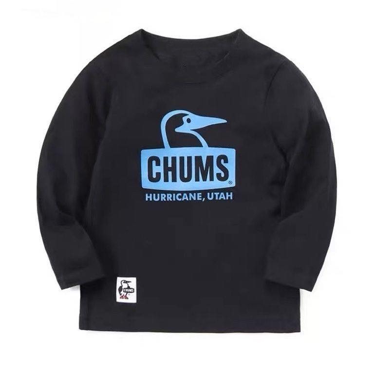 日系款大小童長袖Tee