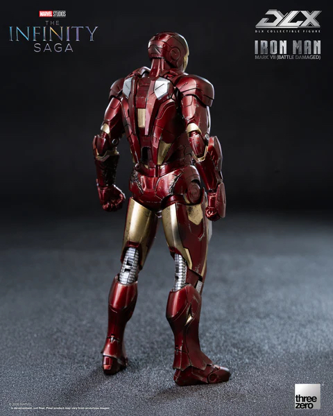 🧲預訂26年第4季：Threezero DXL系列 Marvel Studios The Infinity Saga DLX Iron Man Mark 7 (Battle Damaged) 鋼鐵俠 Mark 7 (戰損版) 可動 合金 figure (胸口/眼睛著燈）鐵甲奇俠 鋼鐵人 