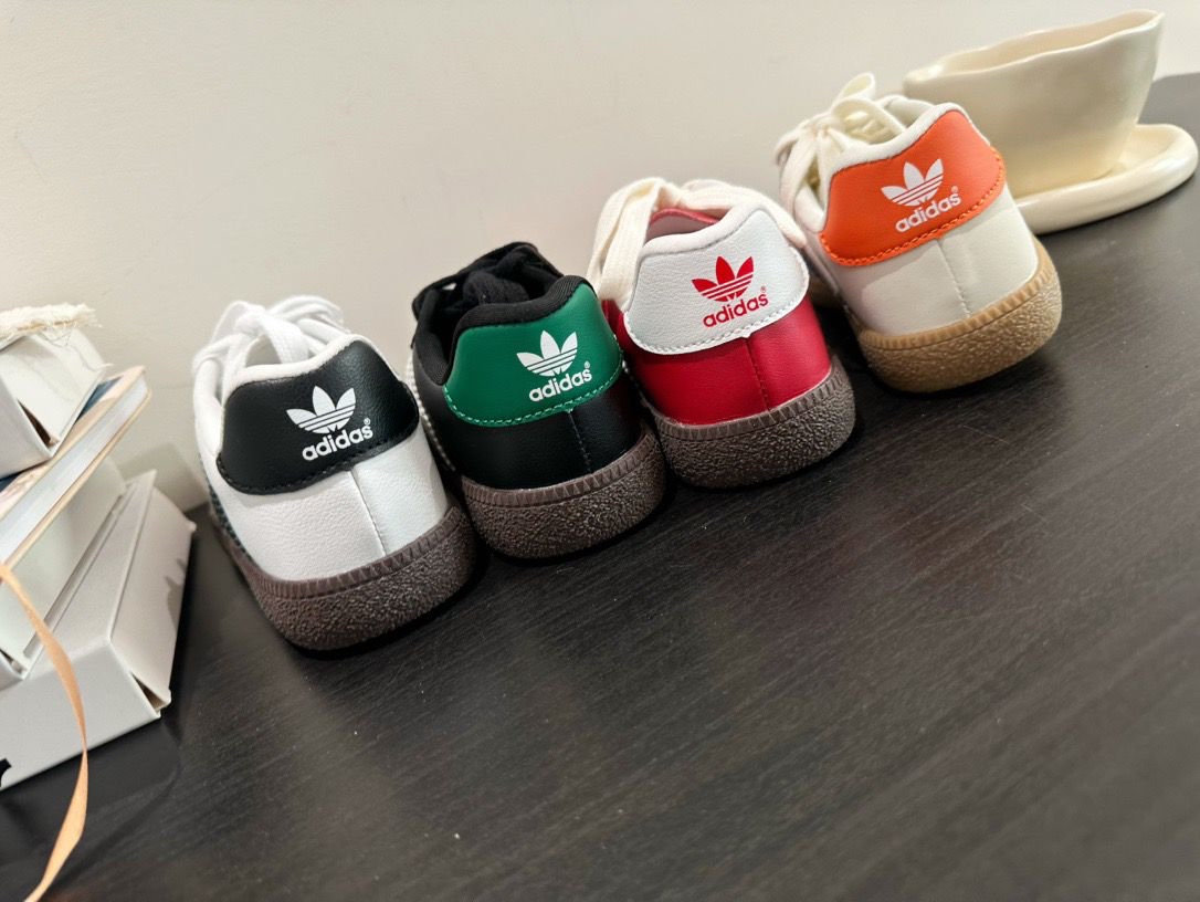 廠單ad samba 6代側魔術貼板鞋