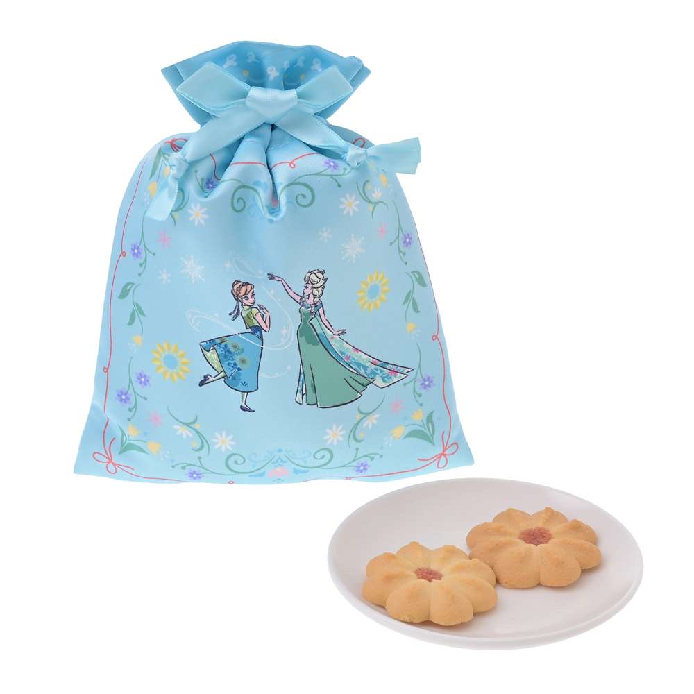 🎀【預訂】 Frozen Fever Anna & Elsa Cookies & Anna & Drawstring Pouch