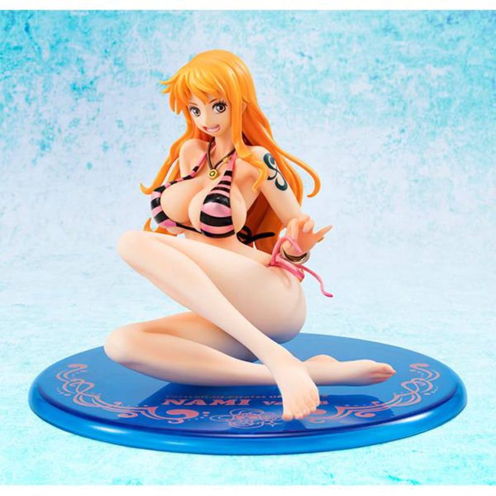 Megahouse POP海賊王 娜美 Nami Ver.BB_Pink 泳裝ver. PVC 景品 one piece figure